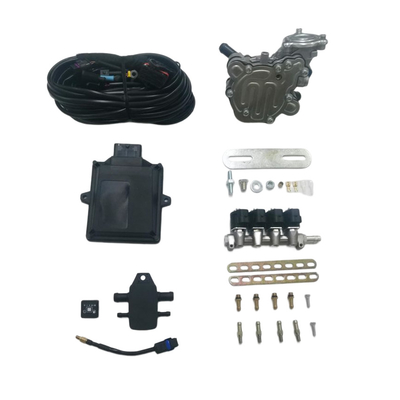 Kits de conversión LPG de carril de inyector de 4 cilindros ECU de 48 pines Mini para coches LPG GPL