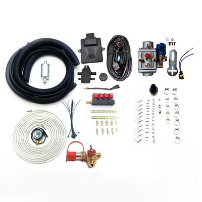 comprar Kit de conversión de GLP de 4 cilindros con resistencia de 2 Ohm y cuerpo de aluminio para inyector de autogás de GNC online manufacture