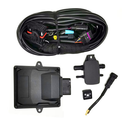 comprar Kit de conversión de GNL a GLP con material de aleación de resistencia de 3 Ohm, carril de inyección negro y rojo para motores multicilíndricos online manufacture