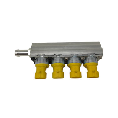 comprar Kit de rieles de inyección de GNC de inyección secuencial con resistencia de 2 Ohm y material de aluminio para la conversión de GLP online manufacture