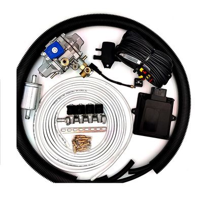 calidad  Car Petrol To CNG LPG Conversion Kits Sequential 4 Cyl Fuel Injection Kit fábrica