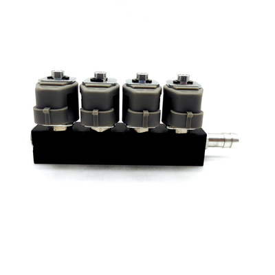 167HZ 2 ohmio Grey Injector Rail LN-LIG1S para 4 el equipo de la conversión del gas del cilindro CNG LPG