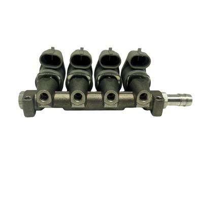 Carril del inyector del ohmio LN-LIG1 LPG CNG del gris 2 para 4 inyectores automotrices del cilindro