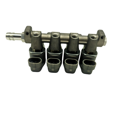 Carril del inyector del ohmio LN-LIG1 LPG CNG del gris 2 para 4 inyectores automotrices del cilindro