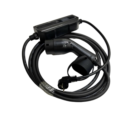 El estándar IEC62196 tapa en cargador portátil de EV 1 CA 16A 3.5kw ajustable de la fase