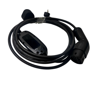 1 tipo portátil del cargador 1,0 de la fase 16A 3.5KW IEC62196 EV - 2 con el enchufe de carga de Schuko