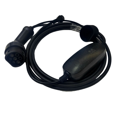 Europeo de la CA 16A 1 tipo portátil del cargador de la fase 1,0 EV - 2 IEC62196