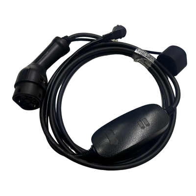 Europeo de la CA 16A 1 tipo portátil del cargador de la fase 1,0 EV - 2 IEC62196
