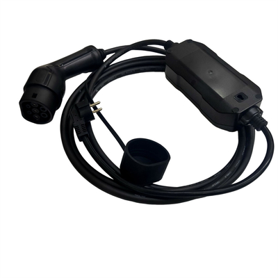 IEC62196 cargador portátil de carga del enchufe EV de Schuko del estándar 2,1 con el cable de TPU