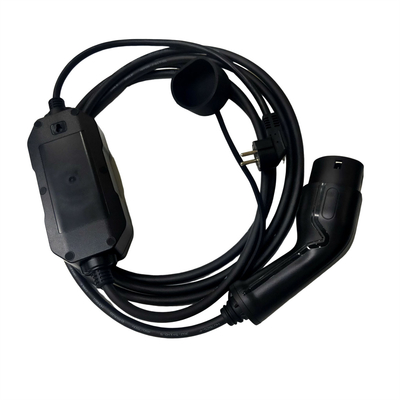 IEC62196 cargador portátil de carga del enchufe EV de Schuko del estándar 2,1 con el cable de TPU