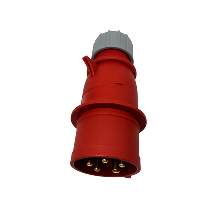 LLANO 32A ECO 5 Pin Red Charging Plug IP44 para el tipo - cargador portátil de 2 EV