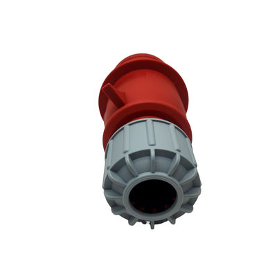 Pin 7KW de la prenda impermeable 380V-415V CEE Charging Plug 5 de LLANO con el conector rojo