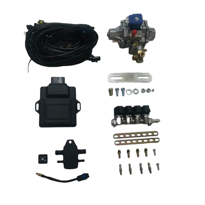 Mini kits de conversión CNG con 48 pines ECU, riel de inyector de 4 cilindros para automóviles CNG GNV