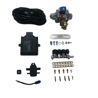 Mini kits de conversión CNG con 48 pines ECU, riel de inyector de 4 cilindros para automóviles CNG GNV