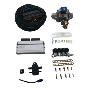 Carril de inyector de 4 cilindros 56 Pin ECU CNG Kits de conversión para equipos de gas natural automático GNV