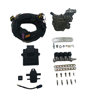 Riel de inyector de 4 cilindros, reductor de 24 pines ECU LPG CNG para Mini Kits de conversión CNG LPG