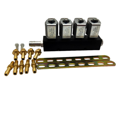 2 ohmios 3 carril negro del inyector de la resistencia LN-LIG1S LPG CNG del ohmio para Autogas