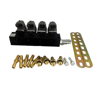 2 ohmios 3 carril negro del inyector de la resistencia LN-LIG1S LPG CNG del ohmio para Autogas