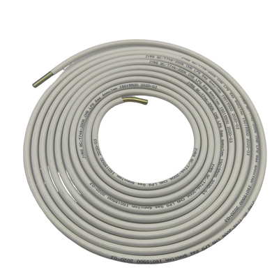 GNC GLP manguera de gas para automóviles tubo de acero de bajo carbono con extremos de latón 6 mm 5,5 metros