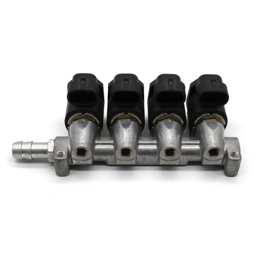Reel de inyección de GLP/GNC de aleación de 4 tiempos con resistencia de 3 Ohm para coches de GNC o GLP de 4 cilindros
