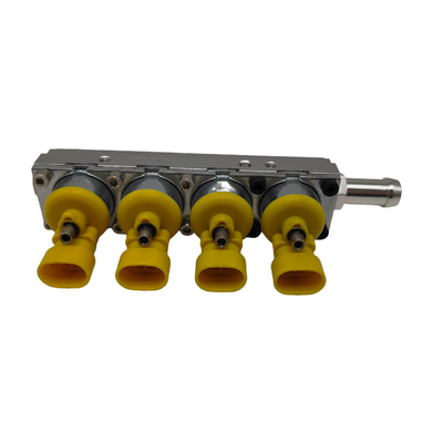 Proyecto personalizable del carril del inyector de prueba profesional para coches de GNC o GLP