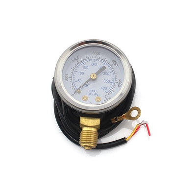 Sensor de cobre amarillo del indicador de presión de 0-6000 PSI CNG para el sistema de carburante de Autogas del coche