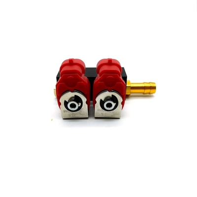 2 carril del inyector de combustible del carril del inyector del cilindro 3Ohm CNG LPG para el sistema de conversión de Autogas