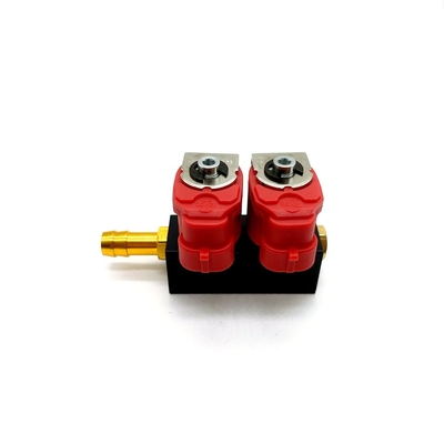 2 carril del inyector de combustible del carril del inyector del cilindro 3Ohm CNG LPG para el sistema de conversión de Autogas