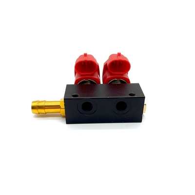 2 carril del inyector de combustible del carril del inyector del cilindro 3Ohm CNG LPG para el sistema de conversión de Autogas