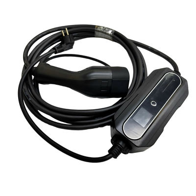 Good price Cargador portátil de plata de la galjanoplastia EV 1 CA 16A de la fase ajustable con el enchufe de carga de Schuko en línea