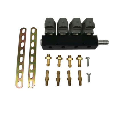 Good price El carril de inyección de aleación ofrece montaje flexible para diversas configuraciones de cilindros en línea